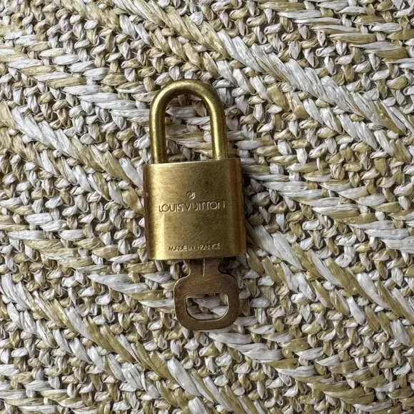 Louis Vuitton Gold Padlock with Key #315 - Picture 2 of 4